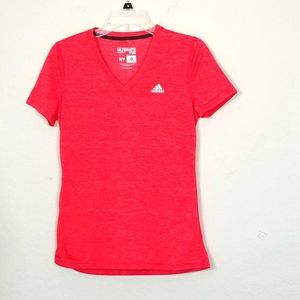 ADIDAS V Neck Logo Tee shirt